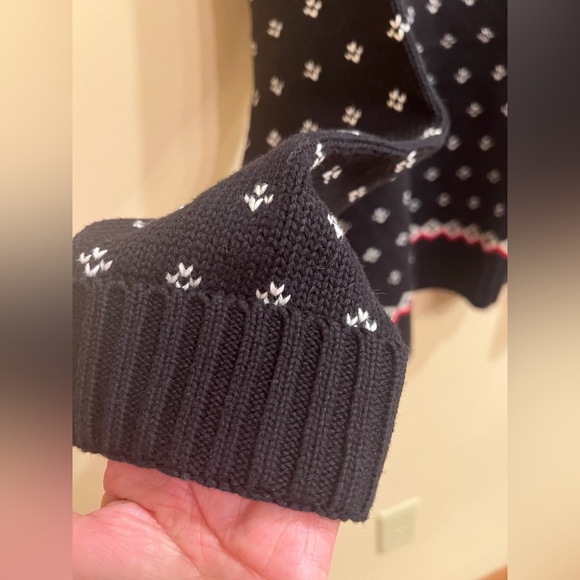 Chaps navy multi colored ski sweater M - Picture 6 of 9